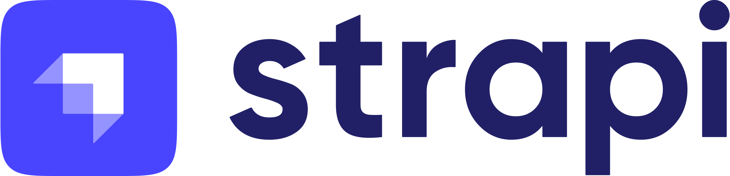 strapi full logo dark